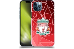 Head Case Designs Officially Licensed Liverpool Football Club Geometric Crest & Liverbird 2 Hard Back Case Compatible With Apple iPhone 12 / iPhone 12 Pro