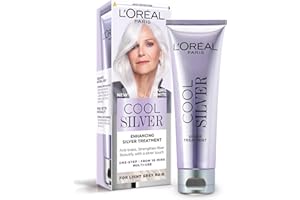 L'OREAL PARIS L'Oréal Paris Cool Silver Pure White, Our 1st Enhancing Treatment for Natural Grey Hair, Semi-Permanent Colour, Enriched with Cool Dyes & Ceramides