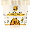 Instabites Ready To Eat Chicken Curry Rice Cup 65 gms, No Added Preservatives and Ready to Eat in Minutes - Pack of 1