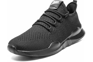 AZSDXS Men Running Trainers Lightweight Walking Shoes Fashion Breathable Jogging Athletic Sneakers Casual Breathable Gym Tennis Fitness Sport Outdoor Shoes