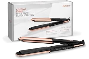 Babyliss Pure Metal Prostownica do Włosów, Czarny/Różowy, 150°C - 230°C