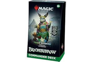 Magic: The Gathering Bloomburrow Commander Deck - Peace Offering (100-Card Deck, 2-Card Collector Booster Sample Pack + Accessories) (English Version)