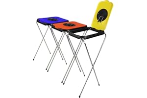 BigDean 3X Müllsackständer SwingFix GELB ORANGE BLAU 120L Blauer Gelber Sack Einer Mülleimer Müllbeutelständer Müllsackhalter 120L