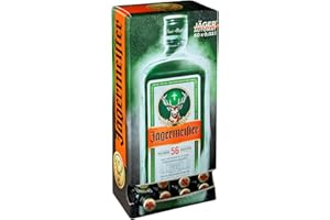 ‎JÄGERMEISTER Jägermeister – 60 x 0,02 l Mini Meister Shots Premium Kräuterlikör 35% Vol. – 56 erlesene Kräuter – Kalt mazeriertes Elixier – Im Eichenfass gelagert – Das Original aus Wolfenbüttel