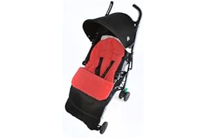 FOR YOUR LITTLE ONE Footmuff/Cosy Toes Compatible with Joie Nitro Stroller LX Pushchair Fire Red