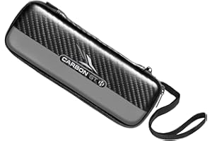 Harrows Darts Case Carbon ST Pro | Dart Case Darts Holder I Darts Case Holds 3 Darts | Protective EVA Material | Darts Accessories I Holds 3 Darts Fully Assembled and Darts Accessories (Grey)
