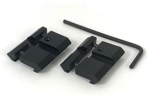 ZEITWISE 2 Stück Adapter von 11 mm Prisemenschiene auf 21 mm Weaver Pictinny Schiene Schwalbenschwanz