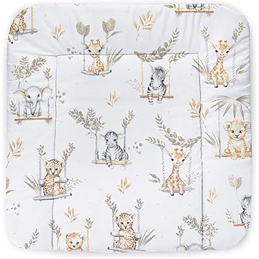 Roba Wickelauflage Woodland Buddies - 85x75cm Baby Wickelunterlage