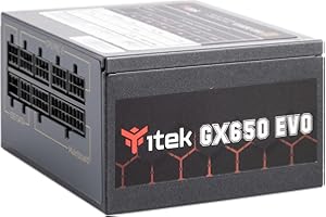 Itek Alimentatore GX650 EVO - SFX, 650W, 80Plus Gold, Ventola FDB 92mm, Cond Giapponesi, Modulare