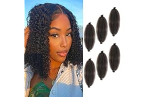BLTYXT Passion Twist Hair Springy Afro Twist Hair Soft Pre Separated Synthetic Marley Twist Braiding Hair for Locs Crochet Hair Extensions (12 Inch（Pack of 6）, 4#)