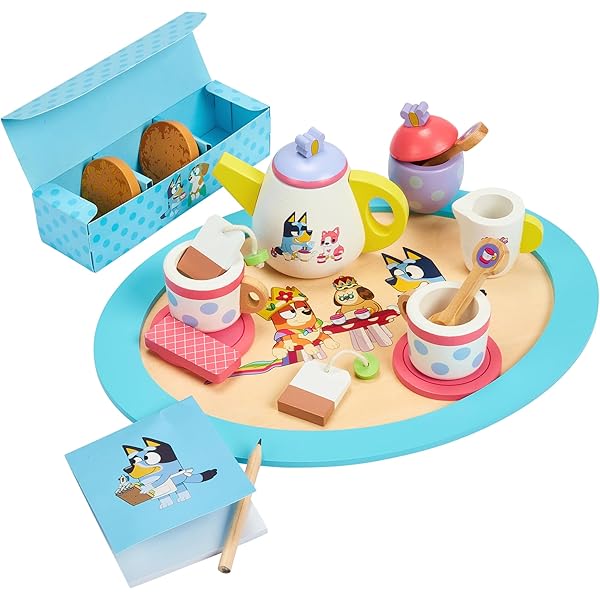 BlueY Creation Station Station de création en bois, 100 pièces, idéale pour coloriage et dessin, certifié FSC pour enfants à partir de 3 ans