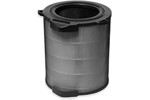 PUREBURG Zapasowy filtr HEPA, kompatybilny z AEG FRESH360 AX9 AX91-604DG/AX91-604GY oczyszczacz powietrza, numer części AFDFRH6, H13, 4-stopniowa filtracja, oczyszczanie powietrza, kurz, VOC, zapach