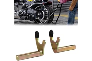 Nizirioo Soporte de soporte para motocicleta, soporte de garras para soporte de montaje, soporte de garras para adaptador de balancín, gancho de trípode para elevador de motocicleta (tubo cuadrado U,