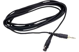 AKG 3 m, Mini XLR - 3,5 mm 3 m XLR (3 Broches) 3,5 mm Noir câble Audio