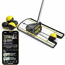 Licqic Bastoncini Allineamento Golf Pieghevoli (2 Pezzi) – Trainer Per Swing Con Custodia Trasparente, Ideali Per Correggere La Postura E Mirare (Verde)