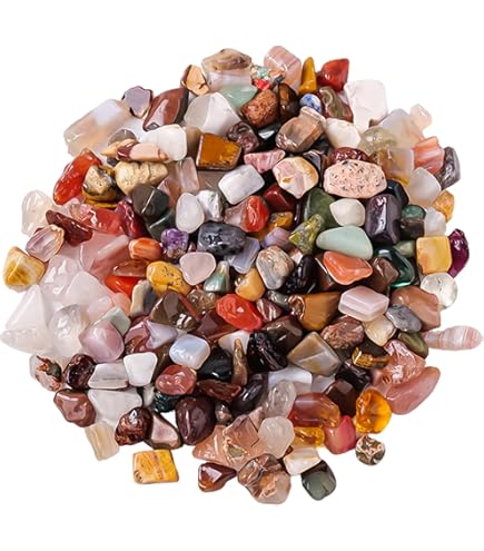 Pietre Di Agata Naturali 300g - Ideali Per Decorazione, Artigianato E Meditazione - Foto 8