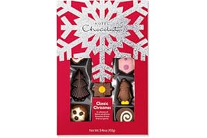 Hotel Chocolat - The Classic Christmas H-Box -14 Classic And Christmas Chocolates, 155g - Chocolate Box - Christmas Gifts