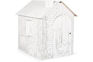SMALL FOOT Legler - 10015 - Maison de jeu en carton - Cabane