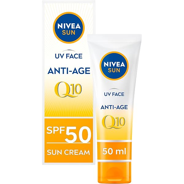 Nivea SUN UV Gesichtscreme FP50 – 50 Ml, Feuchtigkeitsspendend & Mattierend, Mit UVA/UVB-Schutz