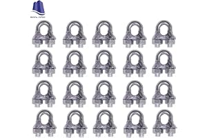 Royal Apex Wire Rope Cable Clip Clamp U Bolt Saddle Fastener (3 MM)