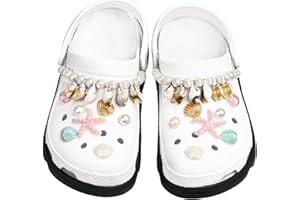 Yomaido Crocs Bling Charms 16-24 Pcs, Crystal Diamond Rhiniestone Clog Sandals for Shoes DIY Decoration Accessories with Flower Pearl and Bracelet Wristbands for Girls, Women