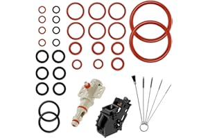 ARCPNRT Guarnizioni O Ring, Set di 30 Pezzi in Silicone, con Spazzole per la Pulizia, Compatibili con Gruppo Erogatore, Valvola a Vapore e Valvola di Scarico, Compatibili con Macchine da Caffè Philips