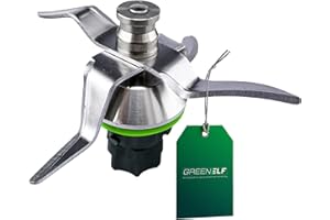 GREENELF - Lame Bimby TM5 di Ricambio - Chef-Mix EDIZIONE LIMITATA – Gruppo Coltelli Bimby TM5 in Acciaio Inox SUS420 Compatibile con Thermomix TM5 – Sicuro e Resistente Lavabile in Lavastoviglie