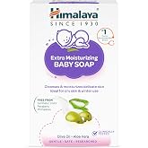 Himalaya Extra Moisturizing Baby Soap for Dry Skin | B3G1-125g Helps Lock In Moisture With Aloe-Milk Moisture Complex of Almo