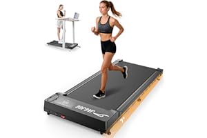 ‎JAGJOG Laufband für Zuhause mit Neigung, Walking Pad mit 7° Steigung, 2.5 PS Laufband Steigung mit Fernbedienung und LED Anzeige, Walking Pad Schreibtisch für Büro/Zuhause, 1-6 km/h, 120 kg Kapazität