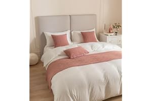 VDLLQYN, Solid Bed Runner Lyx Gul Dekorativ sammet King Queen Size Säng End Runner Kuddar Överdrag Hotell Quilt Sängset,Sänghalsdukar(Pink,45 * 180cm for 1.5m bed)