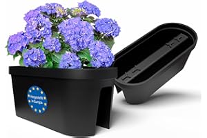 ‎BIGDEAN BigDean 2 Stück Blumenkasten Balkon für alle Geländer 60 cm
