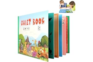 HIQE-FL Montessori cicha książka, Montessori zabawka edukacyjna dla przedszkola, Montessori zabawka edukacyjna przedszkola, cicha książka, edukacyjna zajęta książka