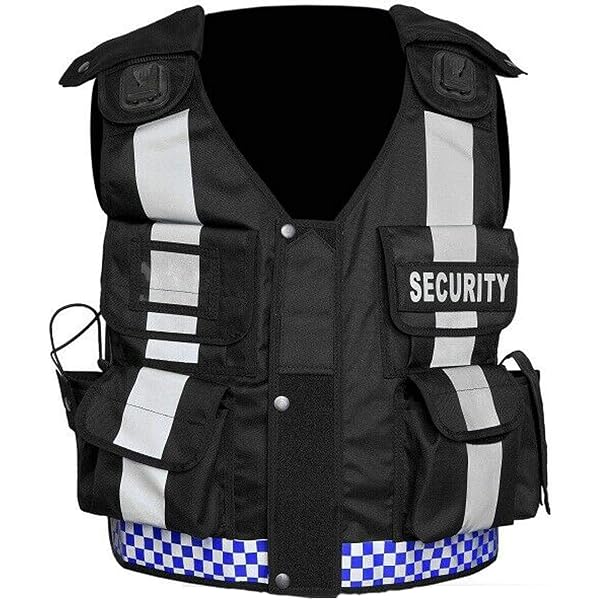 MN Hi-Viz Sicherheitsweste – Tactical Hundeführer- & Enforcement Weste, Freie Größe, Neongelb, Pakistan