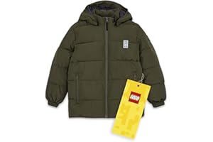 Kabooki LEGO® Winterjacke Jungen - Winddichte und warme Jacke mit synthetischen Daunen | Wasserabweisende Oberfläche und 3M-Reflektoren | Ideal für kalte Tage