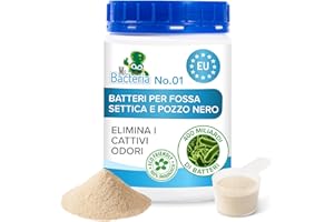 MR.BACTERIA Mr. Bacteria No.1 Attivatore bio-Enzimatico per Fosse Settiche e Biologiche, Attivatore Trattamento e Pulizia Batteri per Fossa Biologica, Attivatore biologico per pozzi neri 500g (1)