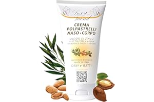 LexyFriend Crema Polpastrelli Cane Gatto 150ml | Pomata Protezione Zampe | Crema ossido di Zinco Crema Cicatrizzante Lenitiva Idratante - OSSIDO Zinco