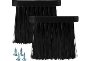 ‎LVJKES Lvjkes 2 STK Kaminbürste, Kaminbesen Ersatz, Holzgriff Kaminbesteck bürste, Länglicher Ersatz-Ersatzbürstenkopf, Kamin bürste für Haushalt Kamin, Feuerherd, Ofen Sreinigung, Borstenlänge = 90 mm