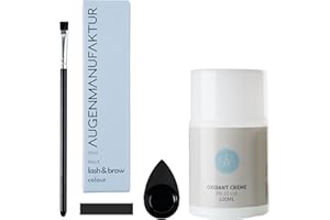 ‎AUGENMANUFAKTUR Augenmanufaktur Colour Lash & Brow Basis Kit (black) - Set zum Färben von Wimpern & Augenbrauen für ein natürliches und langanhaltendes Ergebnis
