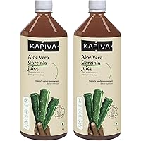 Kapiva Aloe Vera + Garcinia Juice Super Saver Pack of 2 | Helps in Weight Management | No Added Sugar