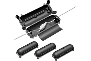 FGB Lot de 4 boîtes à câbles étanches - Boîte d'extérieur étanche - Boîte électrique de sécurité pour connexions de câbles - Capsule de protection pour câbles, éclairage de Noël