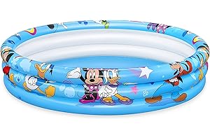 BESTWAY Piscina Hinchable Infantil Disney Junior Mickey & Friends 122x122 cm Multicolor