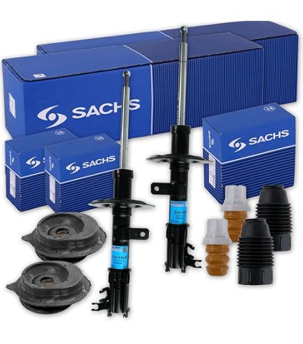 4x GASDRUCK STOßDÄMPFER VORDERACHSE + HINTERACHSE MERCEDES C-KLASSE