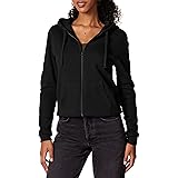 Amazon Essentials Felpa con Cappuccio e Zip a Tutta Lunghezza in Pile di French Terry (Taglie Forti Disponibili) Donna