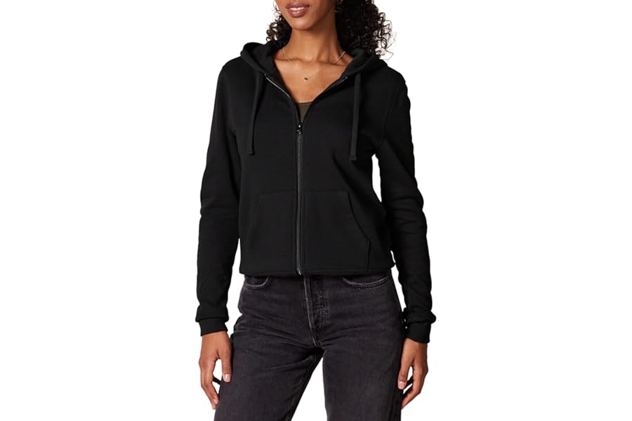 Amazon Essentials Women's Fleece Full-Zip Hoodie (Available in Plus Size)