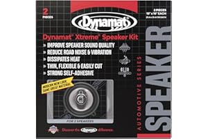 Dynamat 10415 Xtreme Speaker Kit - Sound Deadening and Audio Enhancing, Black