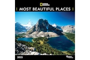 RIZZOLI National Geographic: Most Beautiful Places 2025 Wall Calendar