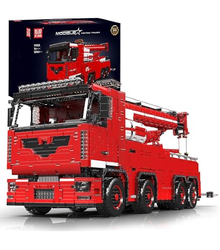 Kit De Construction Grue LTM 11200 - 8506 Pièces, 20 Moteurs, Télécommandé, Avec Camion Et Pelleteuse