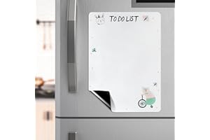 HEVEER Magnetyczna biała tablica do lodówki magnetyczna lista zadań A4 do rodzinnej listy biurowej biała
