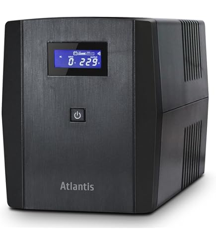 EPYC® NYTRO UPS met zuivere sinusgolf, UPS voor gaming-pc, actieve PFC, Mac en gameconsole, vermogen 1500 VA/900 watt, 2 Schuko 3 IEC-uitgangen, Line Interactive Black