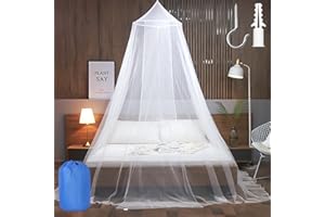 TAUFE Mosquitera para Cama, 60 * 250 * 1100 cm Mosquitera Premium Cama Dobl Mosquiter Cama dosel de cama, para Cama para Individual y Doble contra Mosquitos E Insectos viajes (xiao)